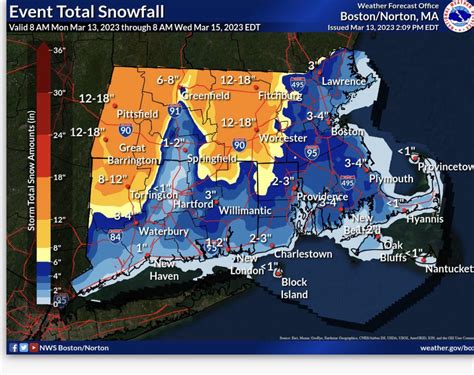 Boston national weather - Thursday Night. Snow, mainly after 9pm. Low around 29. South wind 7 to 15 mph. Chance of precipitation is 80%. New snow accumulation of 1 to 3 inches possible. Friday. A slight chance of snow before 8am. Mostly sunny, with a high near 39. Breezy, with a northwest wind 17 to 22 mph. Chance of precipitation is 20%. 